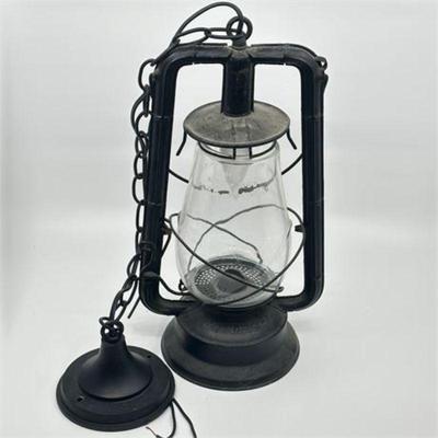 Lot 233   1 Bid(s)
Antique Dietz Monarch Electrified Hanging Lantern