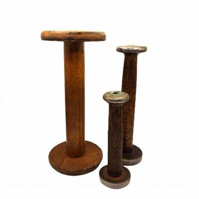 Lot 008   0 Bid(s)
Set of 3 Antique Wooden Bobbin Spools