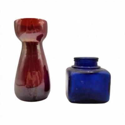 Lot 097   0 Bid(s)
Cobalt Inkwell & Ruby Hyacinth Vase