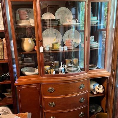 Vintage China Cabinet 