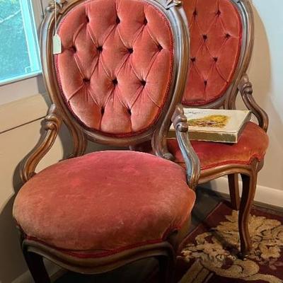 Victorian Parlor Chairs 
