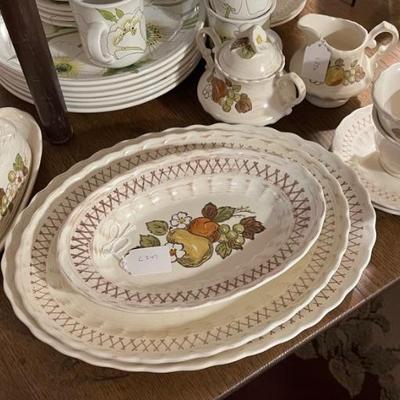 Metlox Fruit Basket Dishes