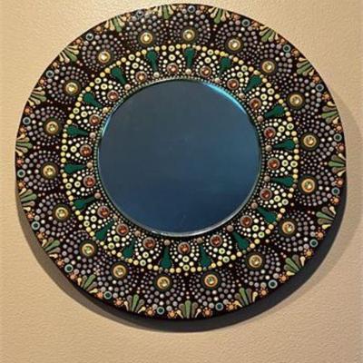 Lot 112   5 Bid(s)
Mandala Mirror, hand painted