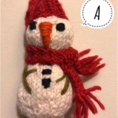 Lot 269   18 Bid(s)
Hand Knit Snowman A