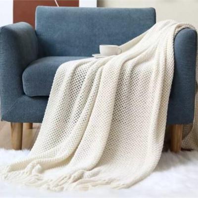 Lot 111   1 Bid(s)
Nordic Knit blanket with fringe. #8
