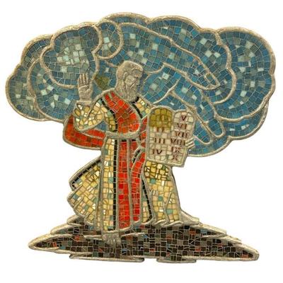 ART DECO CHARLES BRADLEY WARREN (1903-1967) MOSES MOSAIC