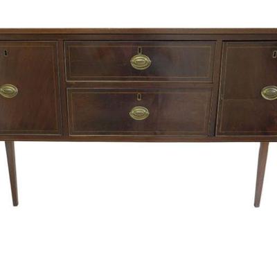 ANTIQUE MAHOGANY FEDERAL SIDEBOARD