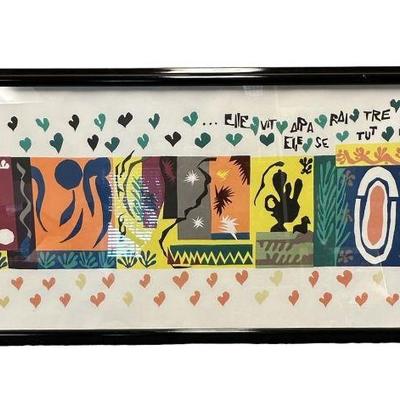 HENRI MATISSE ELLE VITA PARAITRE LE MATIN 1950 COLOR LITHO
