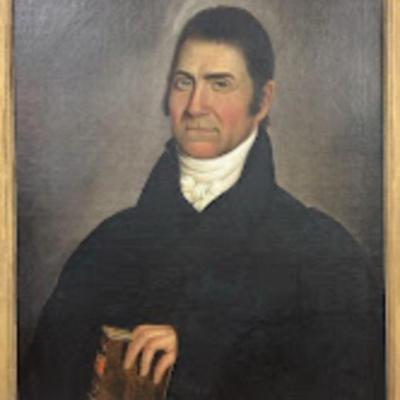 ANTIQUE PORTRAIT OF A SOUTHERN GENTLEMAN