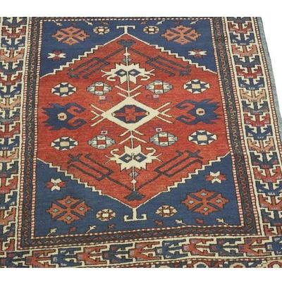 TURKISH OUSHAK RUG HAND KNOTTED