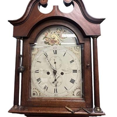 ANTIQUE SCOTTISH TALL CASE CLOCK