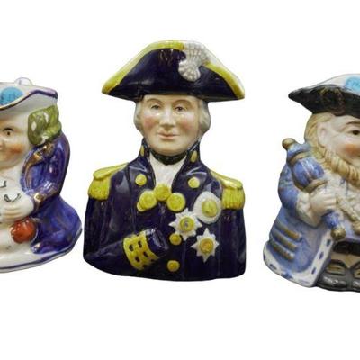 LOT OF ASSORTED SMALL TOBY JUGS
