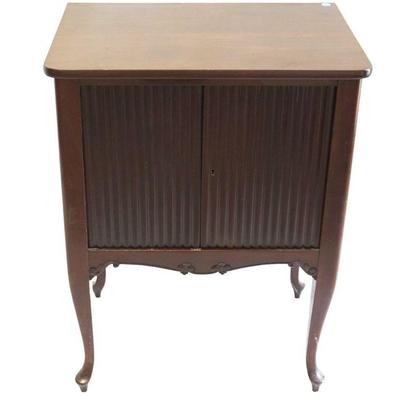 FRENCH 1920S 2 DOOR CABINET / SIDE TABLE