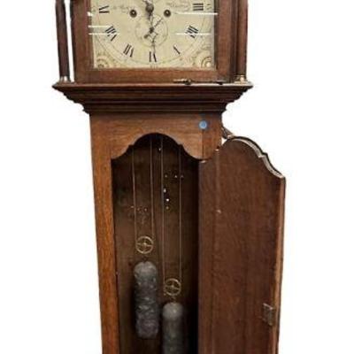 ANTIQUE TALL CASE CLOCK