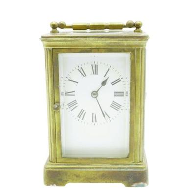 ANTIQUE BRONZE CARRIAGE CLOCK