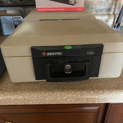 2-Sentry Fireproof Safes with keys.