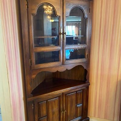Corner China Cabinet 
