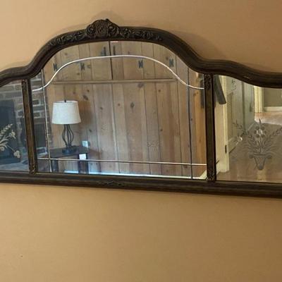 Triparti Antique Mirror