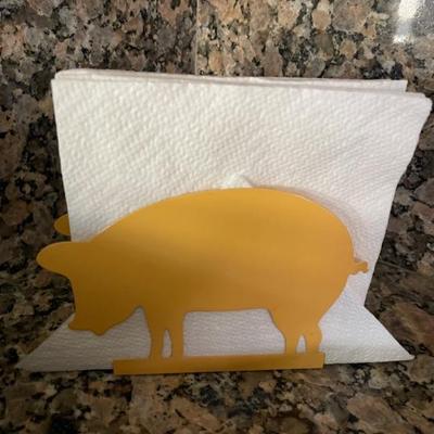 Pig napkin holder 