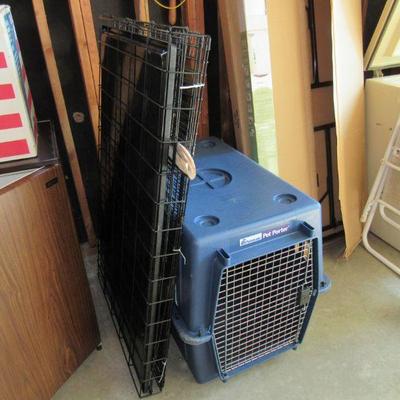 Extra large pet crate and large pet carrier