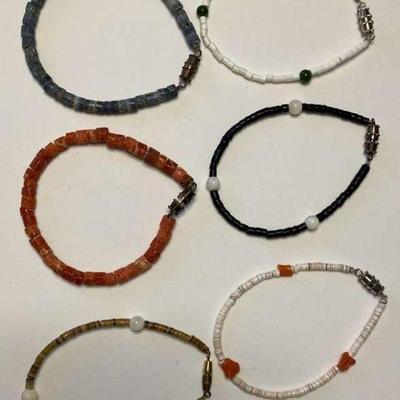 HPT010 Hand Made Heishi Bracelets (6)