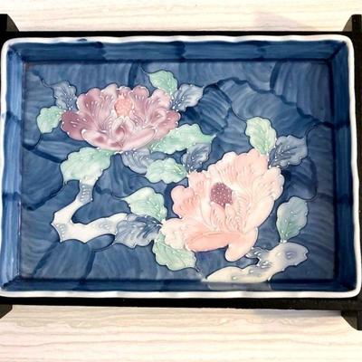 HPT046 Japanese Hand Painted Tray