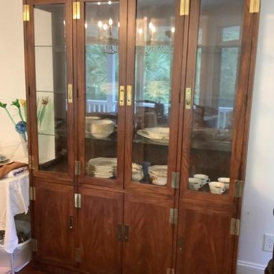 $299 display cabinet 80"H 56"L 16" depth
