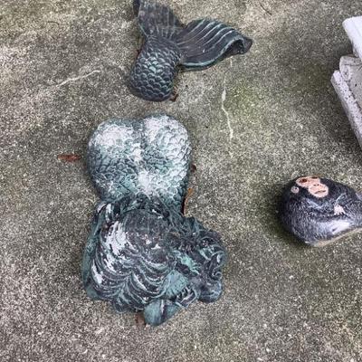 SOLD mermaid yard art