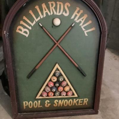 Pool room decor