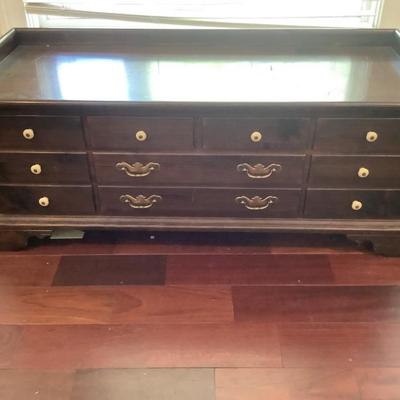 $65 Ethan Allen cedar chest 18"H 48"L 18"depth