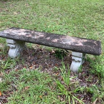 $75 cement bench
