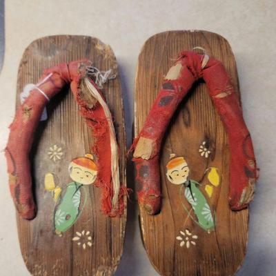 Authentic & Antique Japanese Wood Sandals