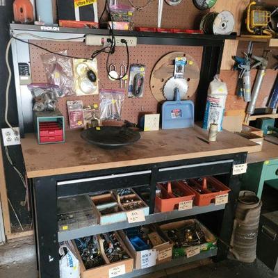 Stack-On cabinet with a full compliment of tools