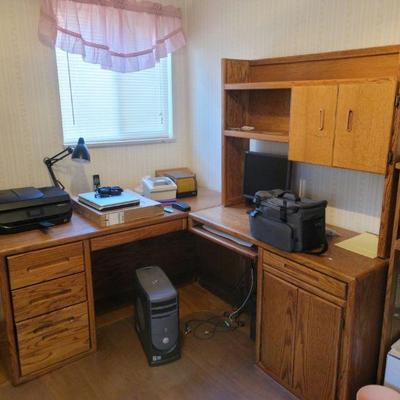 Oak Office Desk
