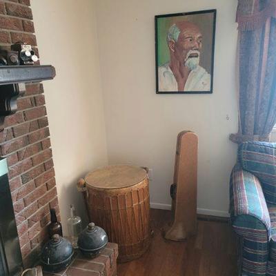 Native American Drum with glass top - Available Pre-sale