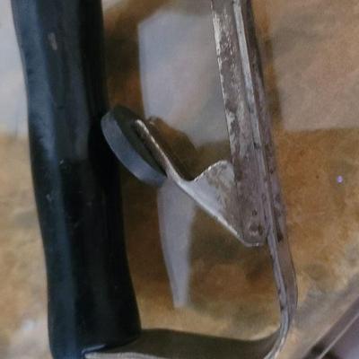 Antique clothes iron handle