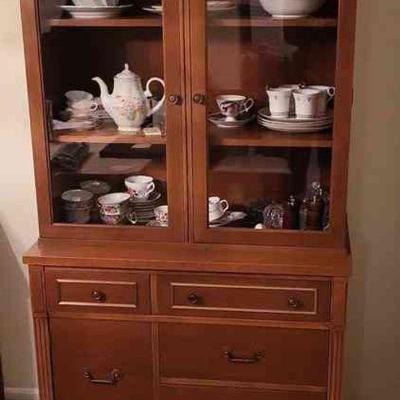 Wooden China Cabinet