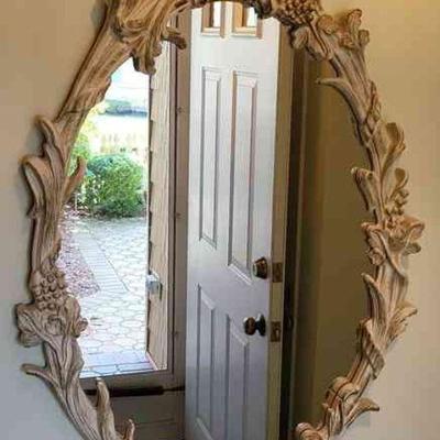 Wood Wall Mirror