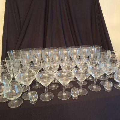 Crystal Glassware Set
