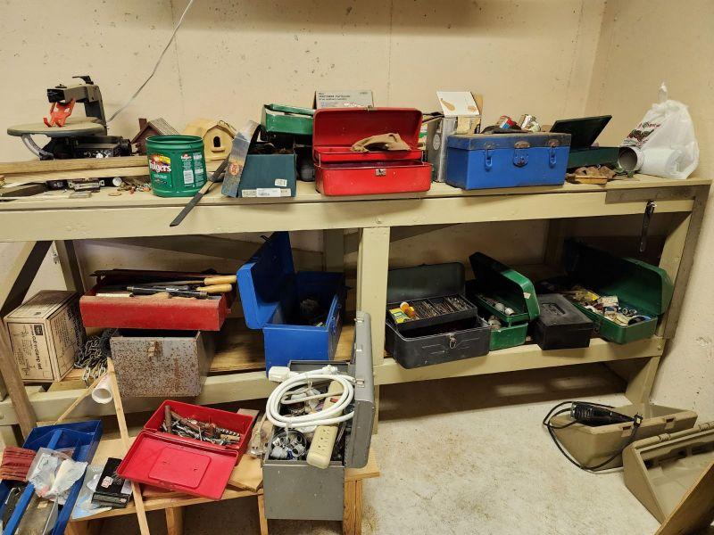 Estate sale tools & jewelry