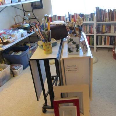 2 drop-leaf crafting tables