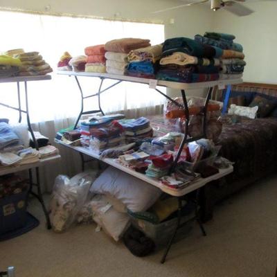 Fine linens, lots to choose from!