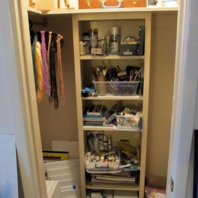 HUGE FINE SELECTION of artist painting supplies as well as crafters supplies!
-	HUGE selection of stretched canvases & canvas boards...