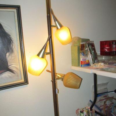 1960s sexy tension pole lamp
