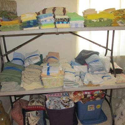 Fine linens, lots to choose from!