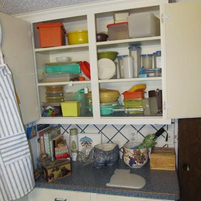 Large selection of vintage TUPPERWARE