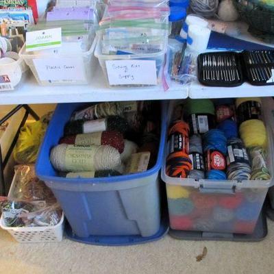 We have lots of great craft items for everyone. Acrylic & Cotton Yarn.