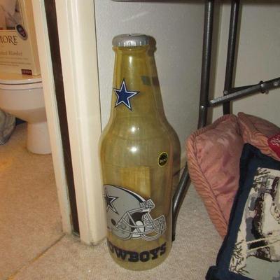Vintage Dallas Cowboy's coin bank, swear jar, vacation fund, Kollege fund, mad money. lol