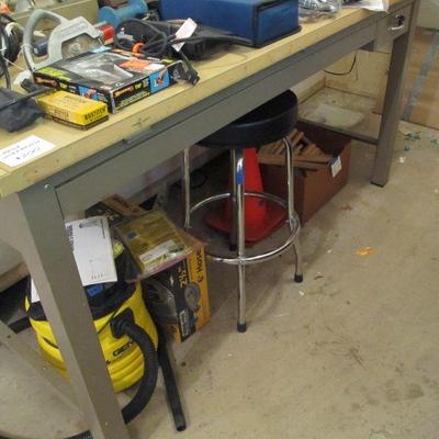 The tools!!! Heck yeah!  We have tons of power tools, yard tools, hand tools, antique tools, workbenches, ladders, toolboxes, storage...