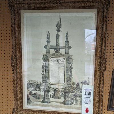 Antique Civil War Discharge Declaration 